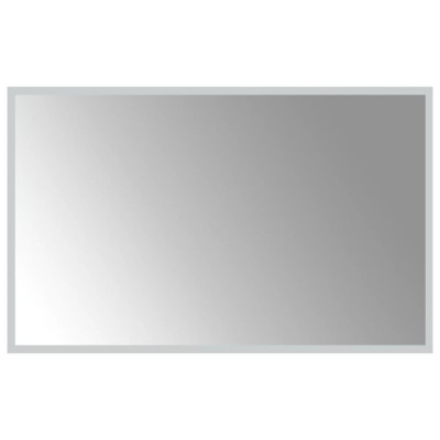 Oglindă de baie cu LED, 80x50 cm foto