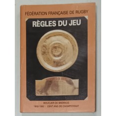 FEDERATION FRANCAISE DE RUGBY , REGLES DU JEU , 1992