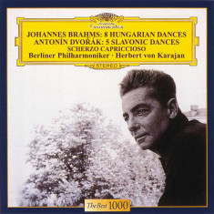 Brahms: 8 Hungarian Dances / Dvorak: 5 Slavonic Dances; Scherzo capriccioso | Berliner Philharmoniker, Herbert von Karajan