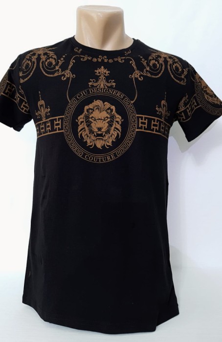 Tricou barbati cap leu - XL