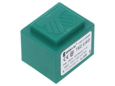 Transformator &amp;icirc;ncapsulat 2,6VA 230V 12V foto