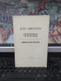 Actul Constitutiv și Statutele Societăței anonime rom&acirc;ne Compania apelor din Galați, Tipografia Buciumul rom&acirc;n P.P. Stănescu, Galați 1910, 054