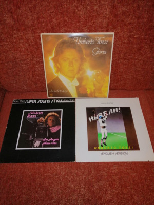 3x Maxi single 12&amp;rdquo; Umberto Tozzi Per Angela Gloria Hurrah vinil vinyl foto