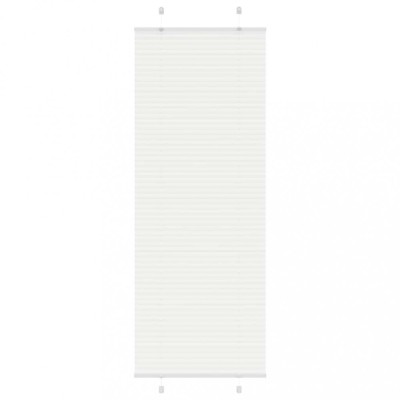 Jaluză plisată alb 80x200 cm Lățime țesătură 79,4cm poliester foto