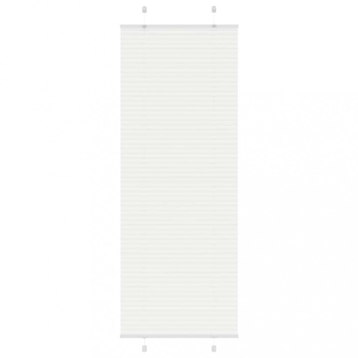 Jaluză plisată alb 80x200 cm Lățime țesătură 79,4cm poliester