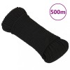 Gossi franghie de lucru, negru, 3 mm, 500 m, polipropilena