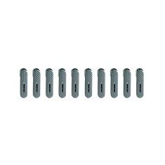 Set 20 de cleme pentru haine, flippy, de prindere pentru pantaloni, atasabile la umerase, 1.6x2.3x6.35 cm, verde