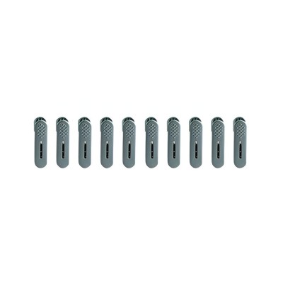 Set 20 de cleme pentru haine, flippy, de prindere pentru pantaloni, atasabile la umerase, 1.6x2.3x6.35 cm, verde foto
