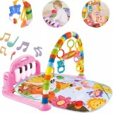 Centru Activitati Bebe 4 in 1 Interactiv cu Lumini si Sunete, Jucarie Multifunctionala Copii