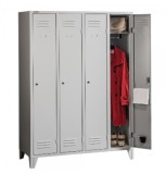 VESTIAR METALIC CU PICIOARE SI 4 USI P4, 1200x500x1800 mm (LxlxH), FIRST
