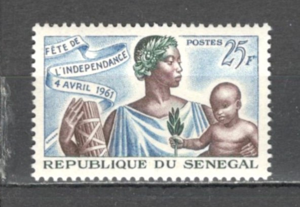 Senegal.1961 1 an Independenta MS.33