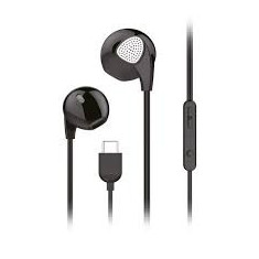Casti Premium Sound Hi-Fi Earphones Forcell C1 USB type C Black
