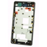 Mijloc Sony Xperia Z1 Compact D5503, Negru - Carcasa Telefon, Piese GSM