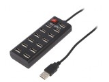 Hub USB 2.0 cu 13 Porturi și Alimentare Internă, Logilink