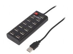 Hub USB 2.0 cu 13 Porturi ?i Alimentare Interna foto