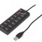 Hub USB 2.0 cu 13 Porturi și Alimentare Internă