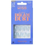 Unghii false Gel Fantasy Dreamdust Champagnes, 28 bucati, Kiss
