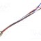 Conector M12 tată 5 pini 16A 63V IP67 drept cu cablu 0,2m LUTRONIC