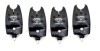 Set 4 senzori-avertizori pescutit,baterie inclusa 9v, Diamant Alb