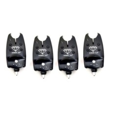 Set 4 senzori-avertizori pescutit,baterie inclusa 9v