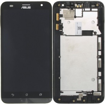 Asus Zenfone 2 Laser (ZE550KG ZE550KL) Unitate de afișare completă neagră 90AZ00L0-R20020 90AZ00L0-R20010 foto