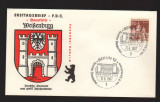 CPIB17076 INTREG POSTAL - GERMANIA. DAUERFERIE, WEIBENBURG 1967, BERLIN, Necirculata, Printata