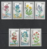 Mongolia 1991 - #569 Plante Medicinale 7v MNH, Nestampilat