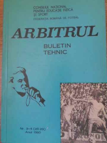 ARBITRUL BULETIN TEHNIC NR.3-4(28-29), ANUL 1980-COLECTIV