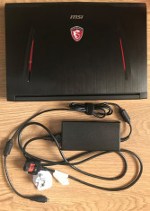 Laptop gaming MSI GT62VR 6RE Dominator Pro,Gtx 1070,32Gb Ram,256Gb SSD M.2,1Tb. foto