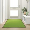 VidaXL Covoraș de intrare Verde și Negru 120 x 250 cm Poliamidă și PVC 4100729