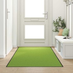 vidaXL Covoraș de intrare Verde și Negru 120 x 250 cm Poliamidă și PVC 4100729