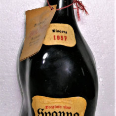 Z 12 VIN ROSU, RISERVA SPANNA, CASTELLO DI LOZZOL0, Recoltare 1957 CL 72 GR 13