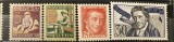 PC250 - Elvetia 1927 Pro Juventute, serie MNH, 4v, Nestampilat