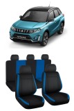 Cumpara ieftin Set huse scaune compatibile SUZUKI VITARA GRAND VITARA III (2005-2015) VISION Albastru, Umbrella