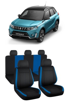 Set huse scaune compatibile SUZUKI VITARA GRAND VITARA III (2005-2015) VISION Albastru foto