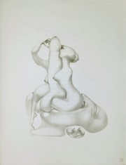 Jules PERAHIM - Compozitie Erotica 5, Heliogravura pe hartie Arches, 1972