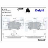 Set placute frana disc Alfa Romeo 159, 159 Sportwagon, Brera, Spider Motor 1.8 MPI, 1.8 MPI, 1.9 Jtdm 16V, 1.9 Jtdm 16V, OE 77363599
