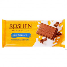 Ciocolata Lapte Roshen Milk, 90 g, Ciocolate, Ciocolate Roshen cu Lapte, Roshen Ciocolata cu Lapte, Roshen Milk Ciocolata cu Lapte, Dulciuri, Tablete