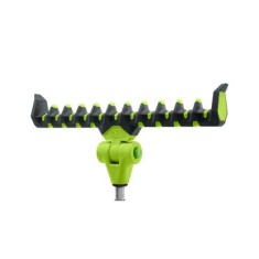 Suport reglabil lansetă Delphin SIXTO REAXE Flexi, latime 215 mm, verde/negru