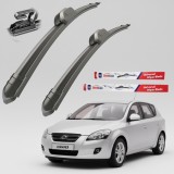 Cumpara ieftin Ștergătoare Kia Ceed I (2006&ndash;2009) TeamCar&reg; &ndash; Set față Flat