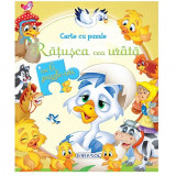 Carte cu puzzle - Ratusca cea urata PlayLearn Toys, Girasol