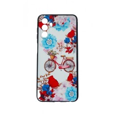 Husa telefon compatibila cu Samsung Galaxy A13 5G, Antisoc, Bicicleta/flori, HT28