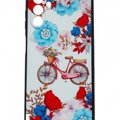 Husa telefon compatibila cu Samsung Galaxy A13 5G, Antisoc, Bicicleta/flori, HT28