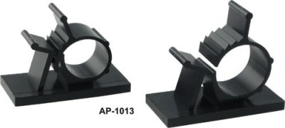 Clips adeziv AP-1013 12.5mm negru pentru cablu foto