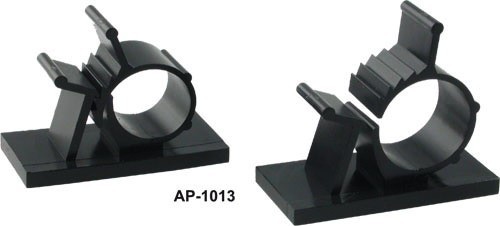 Clips adeziv AP-1013 12.5mm negru pentru cablu