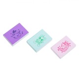 Radiere Set 3 Bucăți, Modele Cărți, Multicolor, Oem