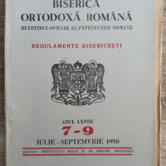 Biserica Ortodoxa Romana buletinul oficial al Patriarhiei/ iulie-septembrie 1950