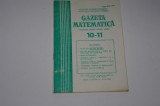 Revista Gazeta Matematica - 1983 nr. 10-11