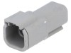 Conector cablu-cablu DTM 4 pini gri IP68