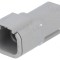 Conector cablu-cablu DTM 4 pini gri IP68